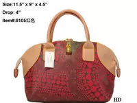 handsac louis vuitton femmes en col blanc 2013 france lv8105 rouge